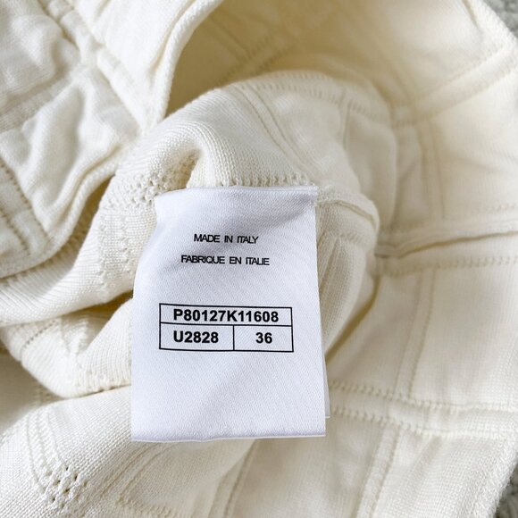 Chanel Classic Check Knit Strapless Dress - Picture 7 of 11